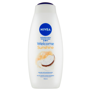 NIVEA Welcome Sunshine Sprchový gel a pěna do koupele 750 ml