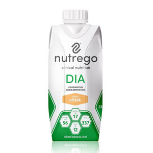 NUTREGO DIA Výživa 12x330 ml, Příchuť: Vanilka