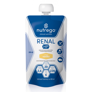 NUTREGO RENAL HP Výživa vanilka 12 x 200 ml