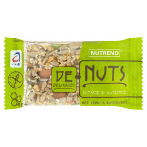 NUTREND DeNuts ořechová tyčinka pistácie a slunečnice 35 g