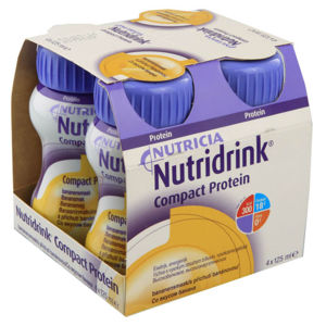NUTRIDRINK Compact protein drink s banánovou příchutí 4 x 125 ml