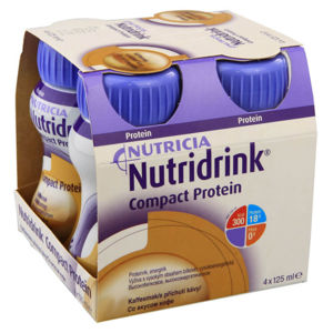 NUTRIDRINK Compact protein roztok s příchutí kávy 4 x 125 ml