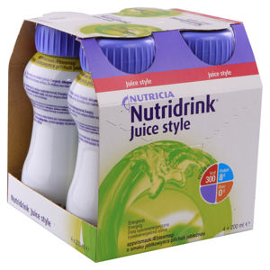 NUTRIDRINK Juice Style s příchutí jablečnou 4 x 200ml