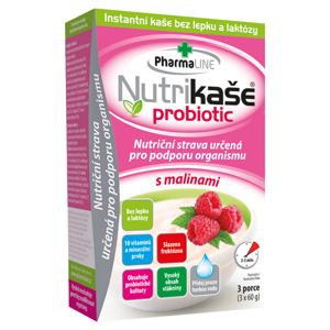 MOGADOR Nutrikaše probiotic s malinami 3 x 60 g