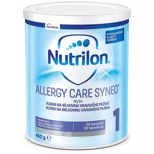 NUTRILON 1 Allergy Care Syneo por. plv. sol. Počáteční kojenecká výživa od narození 450 g