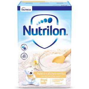 NUTRILON První obilno-mléčná kaše rýžová s příchutí vanilky 4m+ 225 g