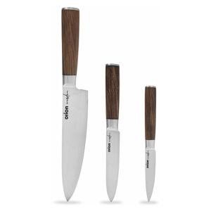 ORION Sada kuchyňských nožů Wooden 3 kusy