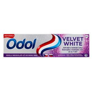 ODOL Velvet White zubní pasta s fluoridem 75 ml