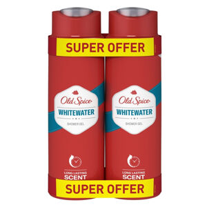 OLD SPICE Sprchový gel WhiteWater 2 x 400 ml