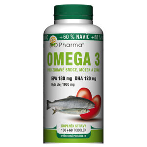 BIO PHARMA Omega 3 1000mg + EPA + DHA 100+60 tobolek