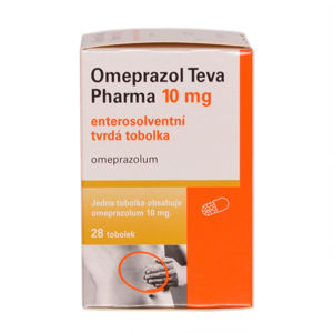 OMEPRAZOL Teva Pharma 10 mg x 28 tobolek