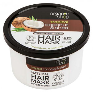 ORGANIC SHOP Hydratační vlasová maska Kokos a Bambucké máslo 280 ml