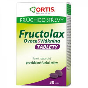 ORTIS Fructolax Ovoce & Vláknina 30 tablet