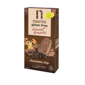 NAIRNS Ovesné sušenky s čokoládou bez lepku 160 g