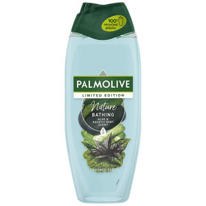 PALMOLIVE Nature Bathing Aloe and Aquatic Mint sprchový gel 500 ml