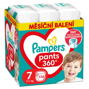 PAMPERS Premium kalhotkové plenky Monthly box S7 114 kusů
