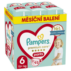 PAMPERS Premium care vel. 3 plenkové kalhotky box 6-11 kg 93 ks