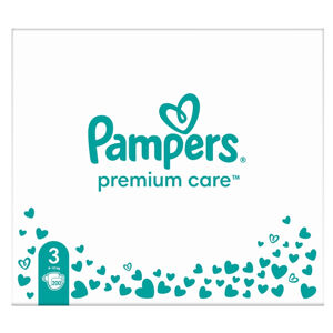 PAMPERS Premium Care monthly velikost 3 plenky 6-10kg 200 ks, poškozený obal