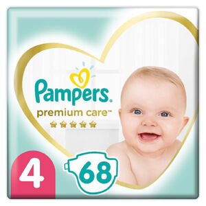 PAMPERS Premium Care vel.4 Dětské plenky 9-14kg 68 ks