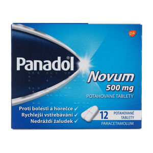 PANADOL Novum 500 mg 12 potahovaných tablet III