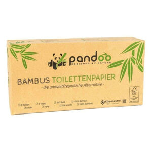 PANDOO Bambusový toaletní papír 3 vrstvý 8 kusů