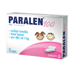 PARALEN pro děti 100 mg 5 čípků