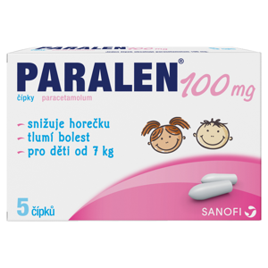 PARALEN pro děti 100 mg 5 čípků