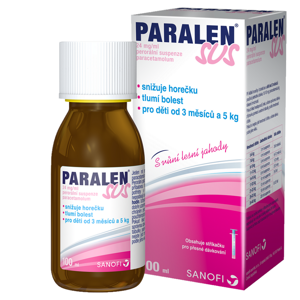 PARALEN SUS Perorální suspenze 24 mg 100 ml