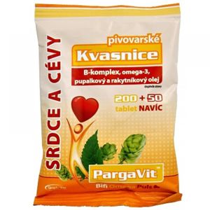 PARGAVIT Pivovarské kvasnice Bifi Omega Puls 250 tablet