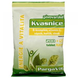 PARGAVIT Pivovarské kvasnice 250 tablet