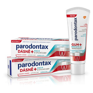 PARODONTAX Zubní pasta Gum + Breath & Sensitivity Original 2 x 75 ml