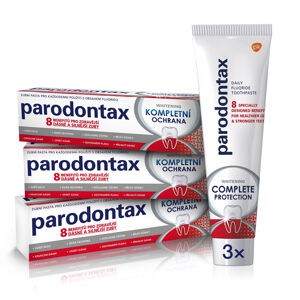 PARODONTAX Kompletní ochrana Zubní pasta Whitening 3 x 75 ml