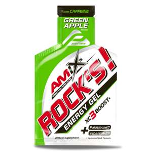 AMIX Rock´s energy gel s kofeinem zelené jablko 32 g