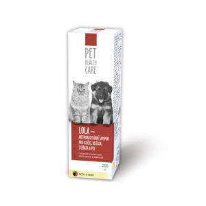 PET HEALTH CARE LOLA antiparazitární šampon pro kočky, koťata, štěňata 200 ml, poškozený obal