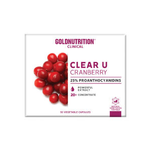 GOLDNUTRITION Clear-U cranberry 30 kapslí