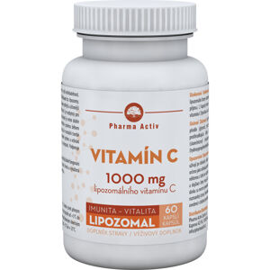 PHARMA ACTIV Lipozomal vitamín C 1000 mg 60 kapslí