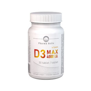PHARMA ACTIV Vitamin D3 MAX 4000 I.U. 30 tablet