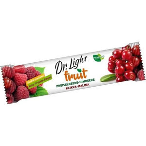 DR. LIGHT FRUIT Ovocná tyčinka Klikva-malina tyčinka ovocná 30 g