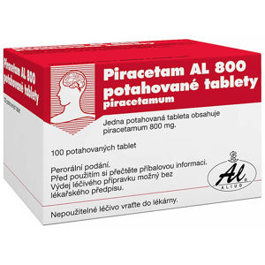 PIRACETAM AL 800 Potahované tablety 100x800mg