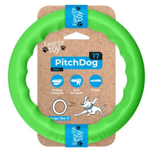 PITCHDOG Ring pěnový kruh pro psy zelený 1 ks, Velikost: 17