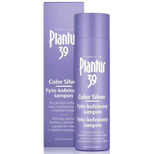 PLANTUR 39 Color Silver Fyto-kofeinový šampon 250 ml, poškozený obal