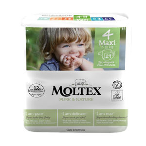 MOLTEX Pure & Nature Maxi 7-18 kg  29 ks, poškozený obal