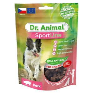 DR. ANIMAL Sportline pochoutka vepřové pro psy 100 g