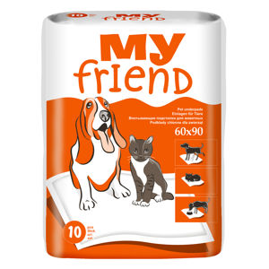 MY FRIEND Hygienické podložky pro domácí zvířata 90x60 cm 10 ks