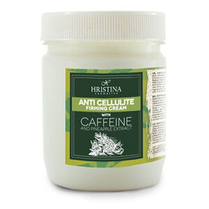 HRISTINA Přírodní anticelulitidní zpevňující krém s kofeinem a výtažkem z ananasu 200 ml