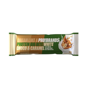 PROBRANDS Protein big bite bar příchuť bílá čokoláda a karamel 45 g