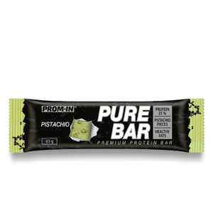 PROM-IN Essential Pure bar proteinová tyčinka pistácie 65 g