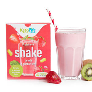 KETOLIFE Proteinový shake jahoda a příchuť kiwi 150 g