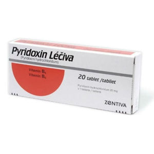 PYRIDOXIN 20x20 mg tablety