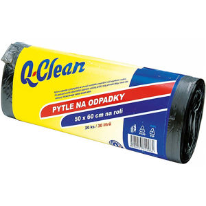 Q-CLEAN Pytle do odpadků 30 l 50 x 60 cm 20 ks